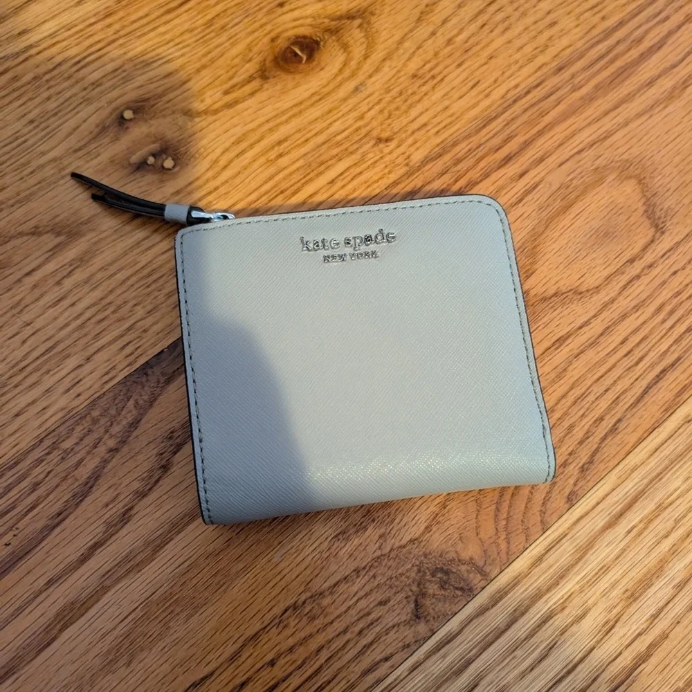 Kate Spade Gray Compact Wallet